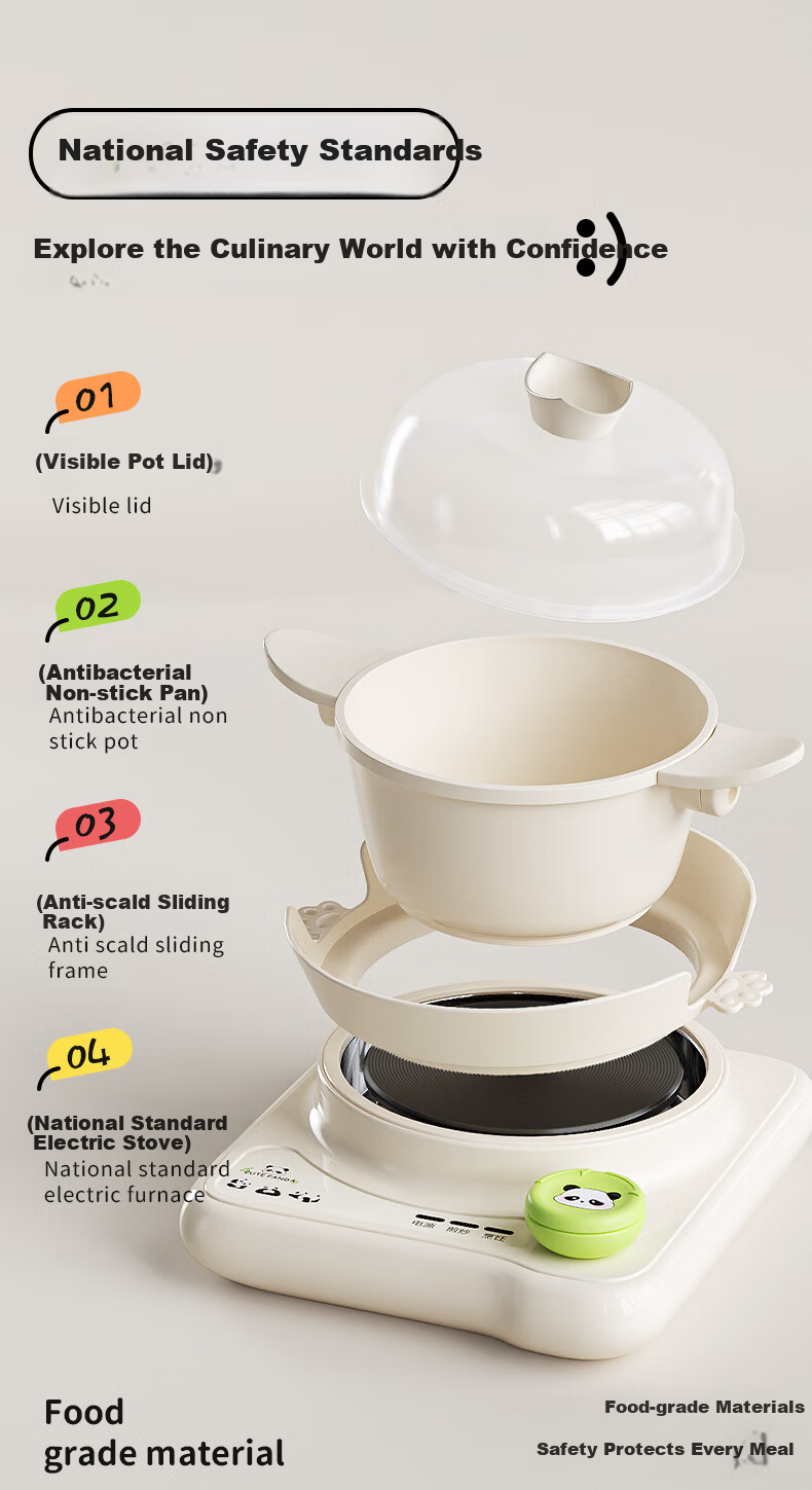 Lixiang Mini Kitchen Real Cooking Set Maifan Stone Cookware Kids Boys Girls Birthday Cooking Toy 4
