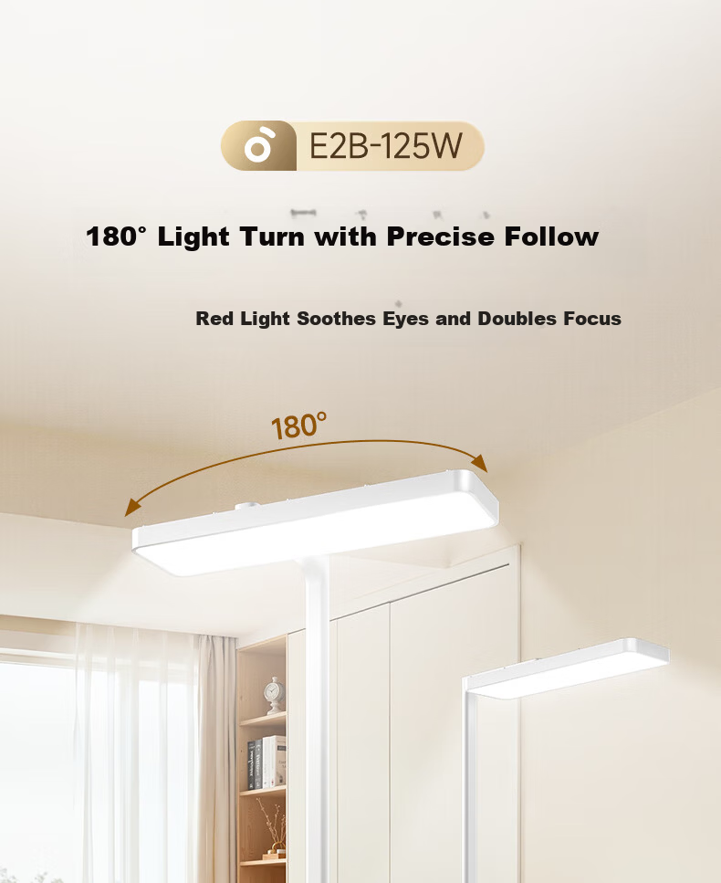 Haishibao Red Light Eye Protection Full Spectrum Children's Student Learning Smart Floor Desk Lamp E2B-125W 4