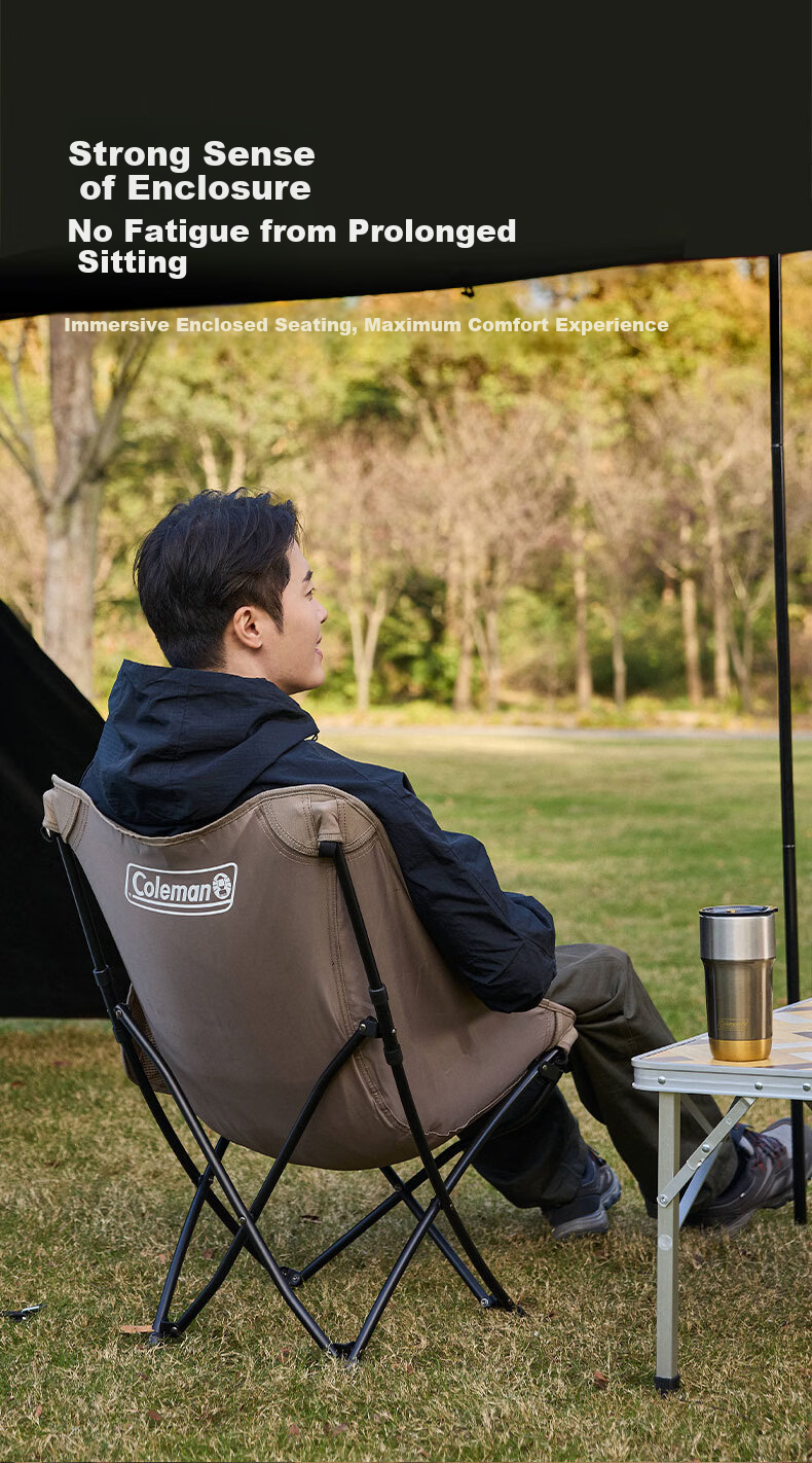 Coleman Chengye Series Outdoor Camping Folding Table Adjustable Portable Aluminum Alloy Wood Grain Picnic Table 90CM 12