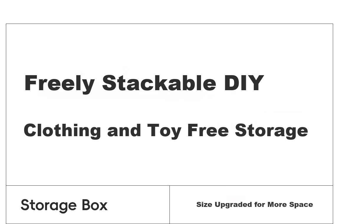 BabyViva DIY Stackable Storage Cabinet Children's Toy Storage Rack Living Room Snack Cabinet Bedroom Bookshelf Small Organizer 2