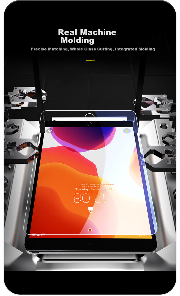 JPLAYER Tempered Glass Screen Protector for MatePad Air 11.5-inch, Full-Screen HD Anti-Fingerprint, Smooth, Drop-Resistant, Scratch-Resistant Tablet Film 3