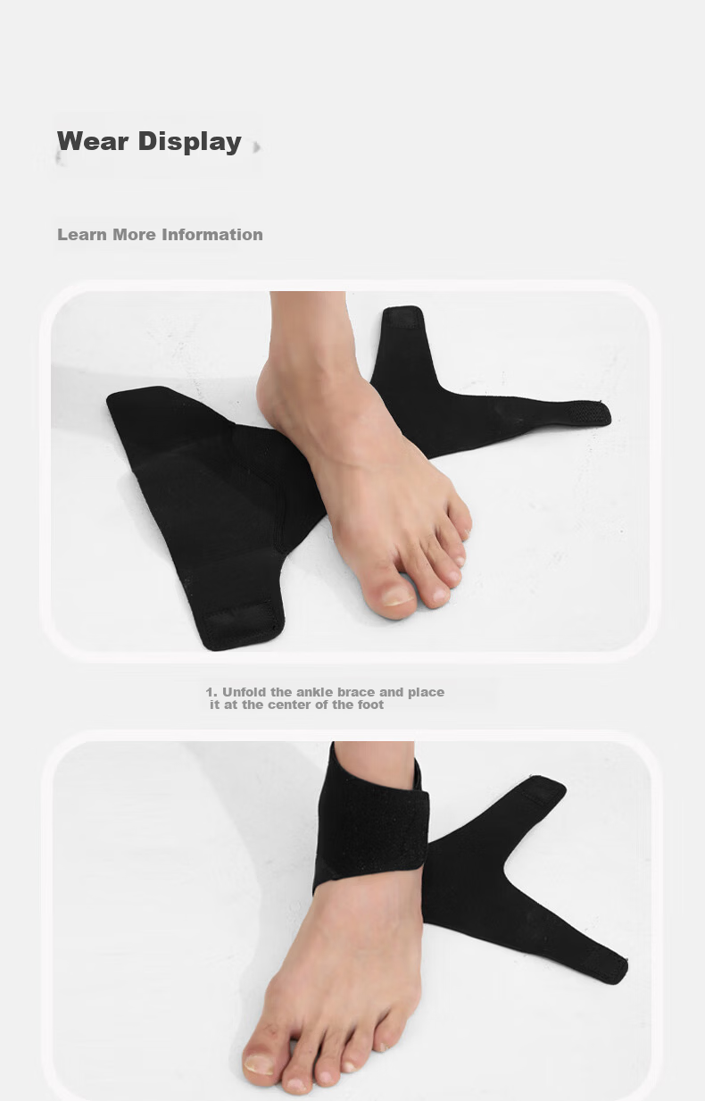 361° Ankle Support Brace Ultra-Thin Sports Ankle Protector for Sprain Prevention Unisex Basketball Running Joint Stabilizer 12