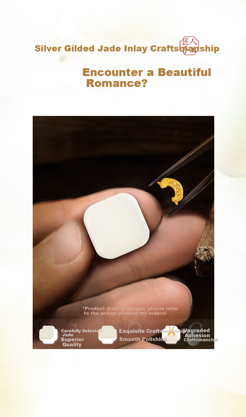 ALLOVE Hetian Jade Small Sugar Cube Necklace Women's Worry-Free Pendant Birthday 520 Valentine's Day Gift for Girlfriend Wife 6