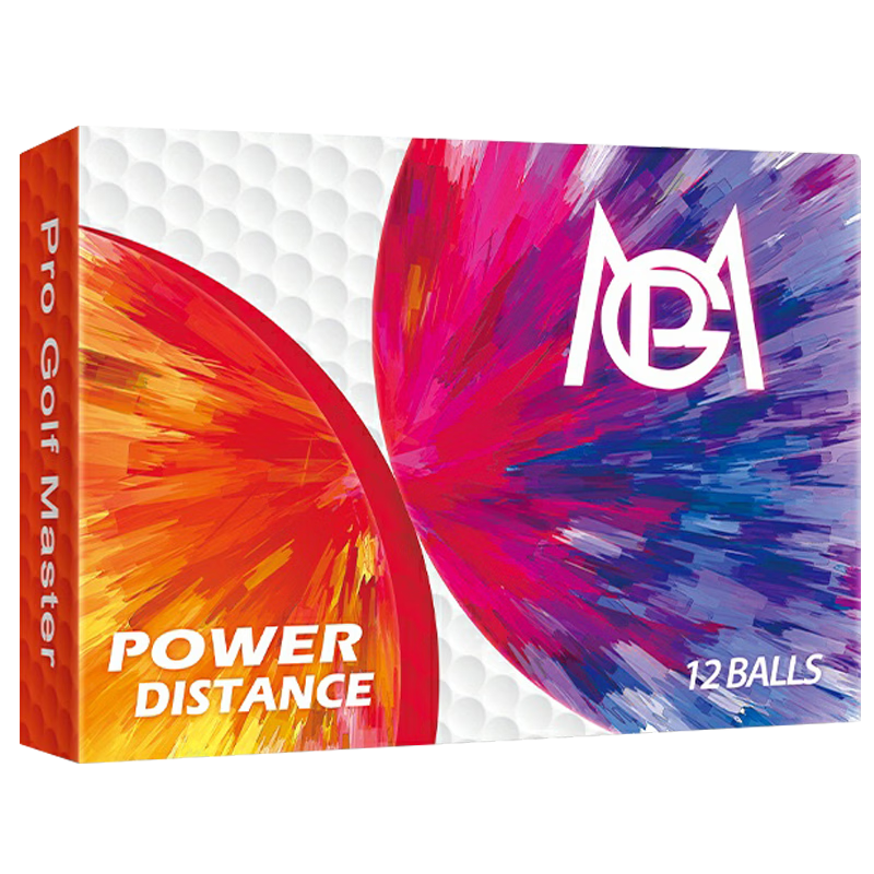 PGM Golf Colorful Practice Balls, Double-Layer Practice Balls, Golf Accessories Gift Box, 12 Balls Per Box