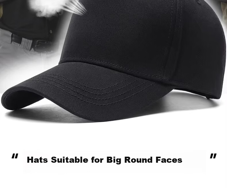 Miiow Men's Summer Deep High-Top Hat Casual Black Baseball Cap Sunshade Duckbill Hat 6