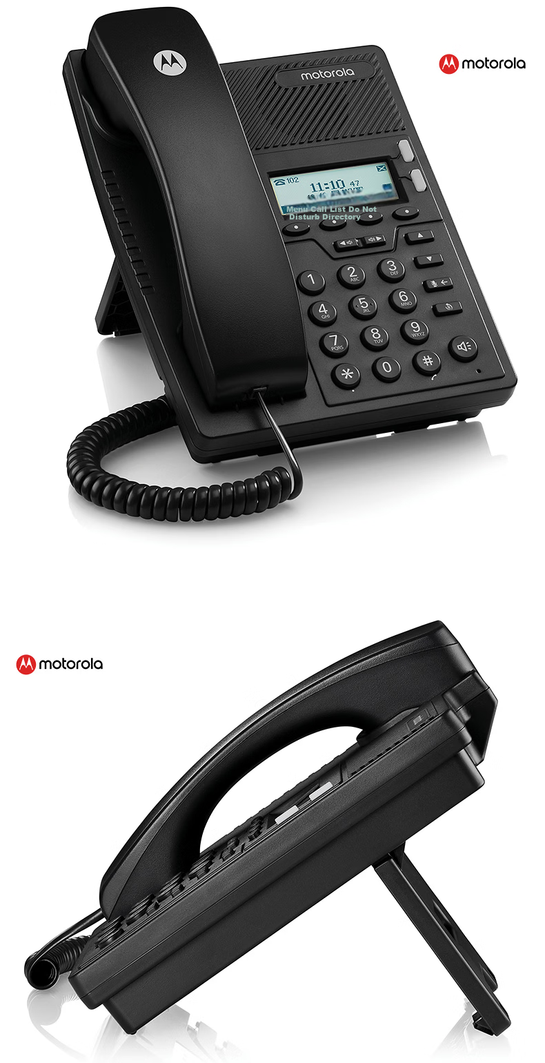Motorola IP Phone Network Phone 100Mbps VOIP Desk Phone WIFI SIP Phone Office Fixed Phone Internal Intercom IP9910-2W 7