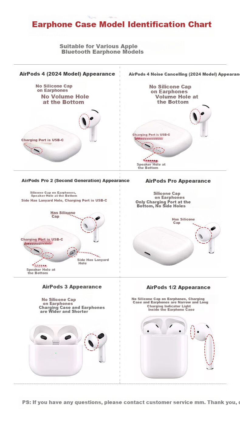 Beiyipin Premium AirPods 4 Case Third Generation Protective Cover Niche INS Style Fairy Creative Personalized Soft Transparent Earphone Case 1