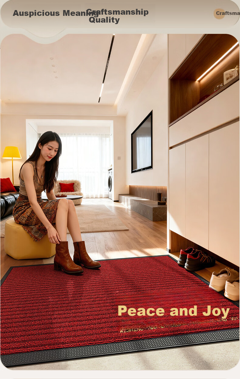 Baineng Safe Entry High-End Door Mat 2026 New Model Entrance Floor Mat 80x120cm 2