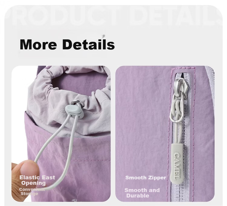 CAMEL Fashion Lightweight Outdoor Hiking Crossbody Shoulder Phone Bag Portable Lightweight Water Bottle Bag 576BB35022 7
