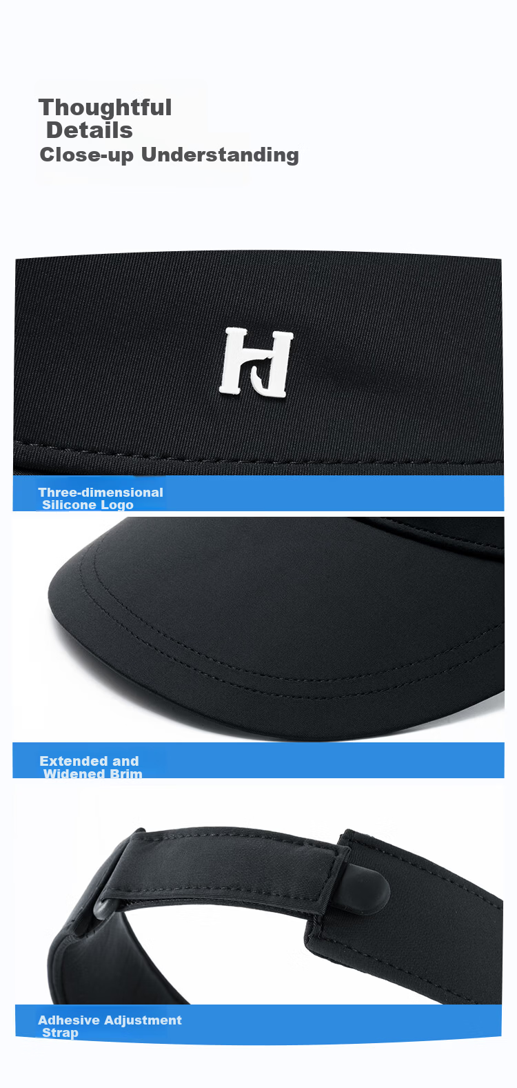 HLA Summer Open-Top Breathable Sun Hat Outdoor UV Protection Cycling Commuting Versatile Fashion Travel 18
