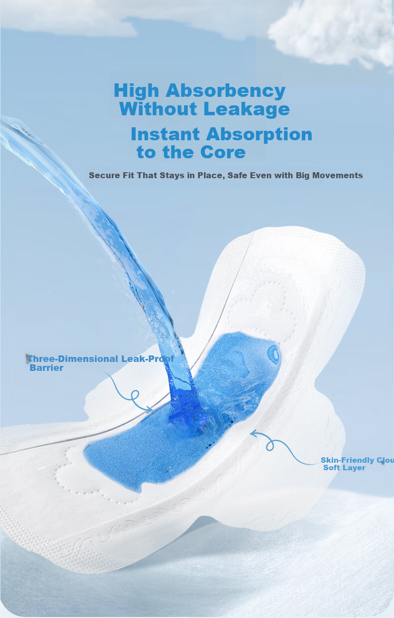 Ruipier Sanitary Pads Disinfection Grade Antibacterial Series Lightweight Breathable Menstrual Pads 285mm 5 Packs 30 Pieces JD Self-operated 5