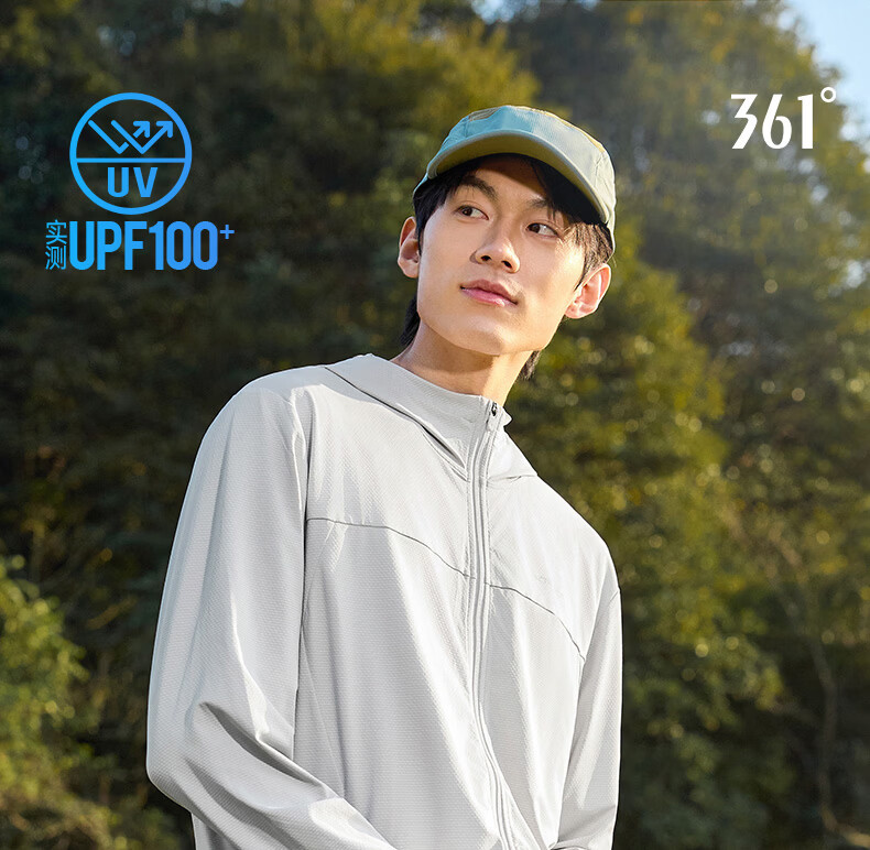 361° Men's New Sports Breathable UV Protection UPF100+ Jacket Summer 652624604D-6 41