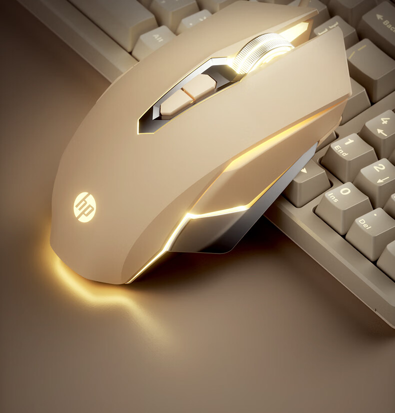 HP M220 Wired Gaming Mouse RGB Breathing Light 2400DPI Adjustable Ergonomic Mechanical Macro Programmable for Desktop Laptop PUBG LOL 13