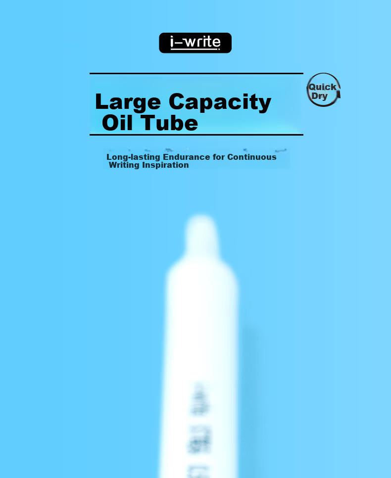M&G Stationery 0.5mm Black Retractable Gel Pen Refills Quick-Dry ST Tip High-Capacity Refills i-Write Exam Special Refills 30 Pieces/Barrel 26A2A 9