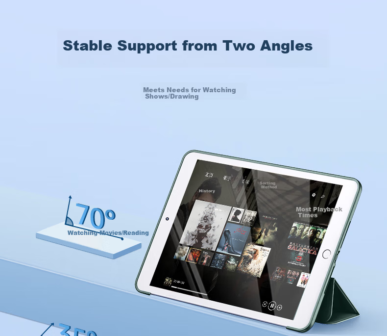 WITGOER [1:1 Top Configuration] Tablet Case for Apple IPad Mini 7/6a17pro, Dual-Sided Clamping Ultra-Thin Full Protection Silicone Cover, 8.3 Inch 6