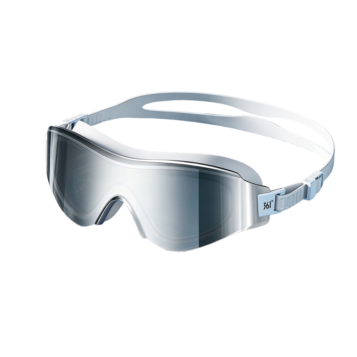 361° Women's Swimming Goggles HD Waterproof Anti-Fog Large Frame Coated Swim Glasses with Swim Cap Adult Men's Swimming Goggles Equipment