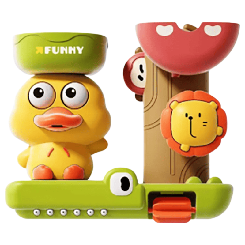 Licheers Baby Bath Toy Yellow Duck Water Play Infant Indoor Bathroom Shower Kids Boys Girls Popular Bathing Toy