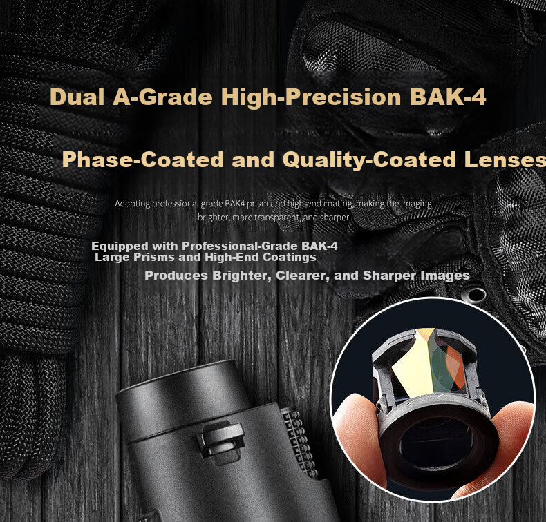 CURB Monocular Telescope High-Power Military Night Vision 8000 Professional Portable Birdwatching with Phone Connectivity for Adults 4