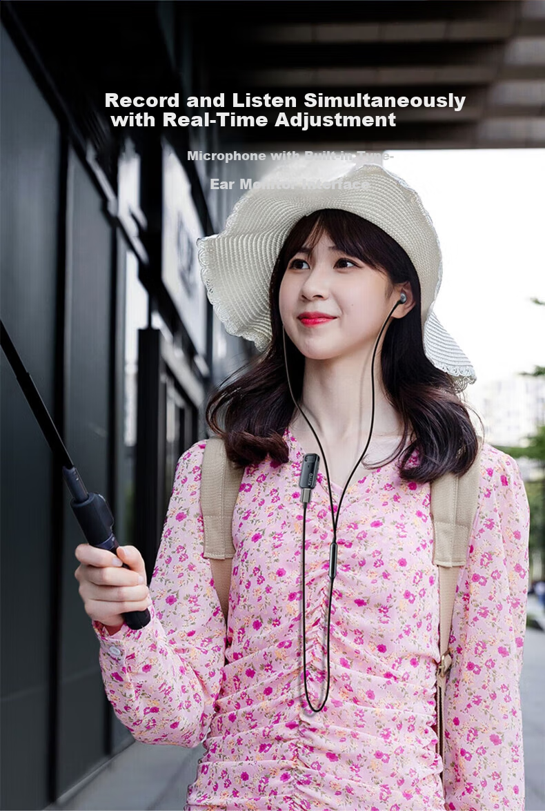 Jinyun M78 Wireless Lavalier Microphone Mic Dual-Channel Noise-Cancelling Bluetooth Recording Live Streaming Mini Mic for Host Mobile Video Shooting 18