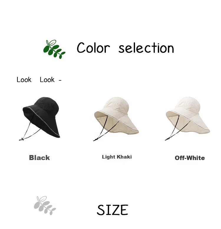 Lagur Summer Casual Extended Sunshade Fisherman Hat UPF100+ Neck Protection Ultra-Thin Breathable Quick-Dry Hat Summer 6