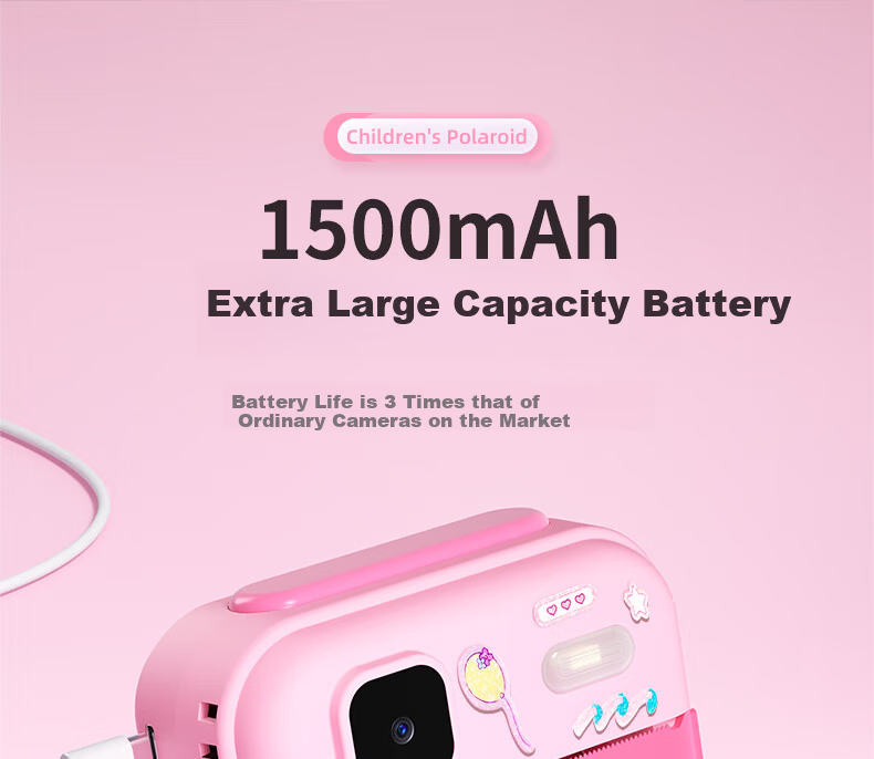 Yisirui Kids Camera Toy Birthday Gift for Ages 7-14 Printable Color Photos Instant Camera for Girls Ages 6-12 12