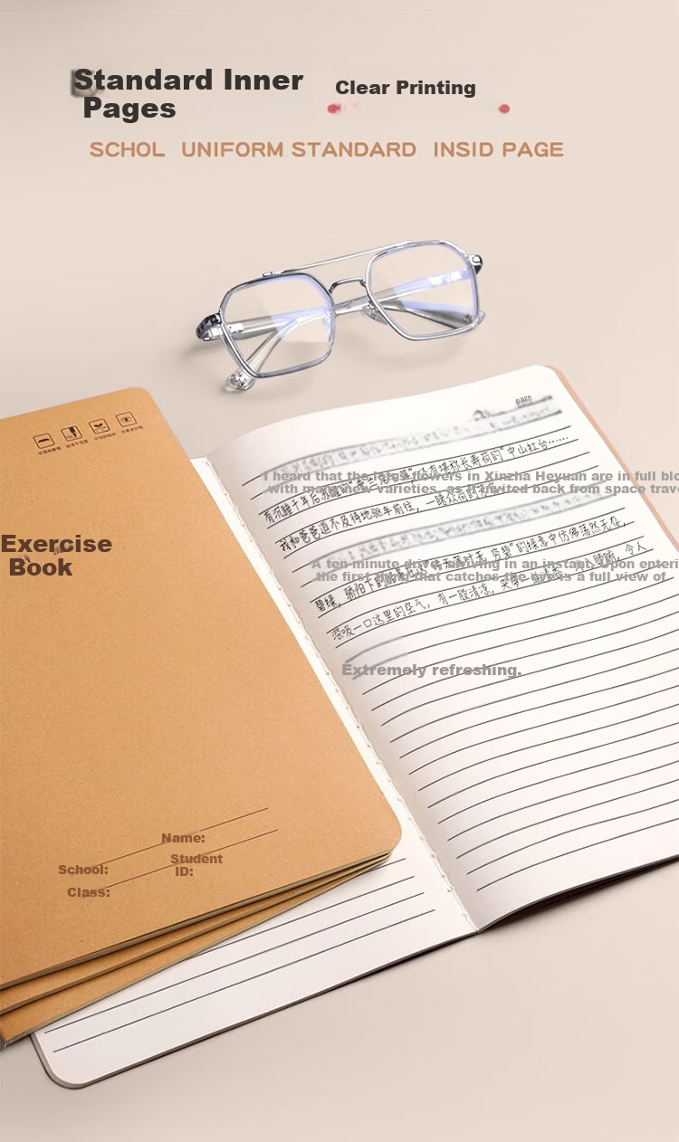 Jiamo Chinese Character Workbook for Primary School Students Tianzi Grid Exercise Book 16K Grade 1-2 Chinese Pinyin Workbook Grade 3 First Semester Homework Book 5-Pack Back to School Season 3