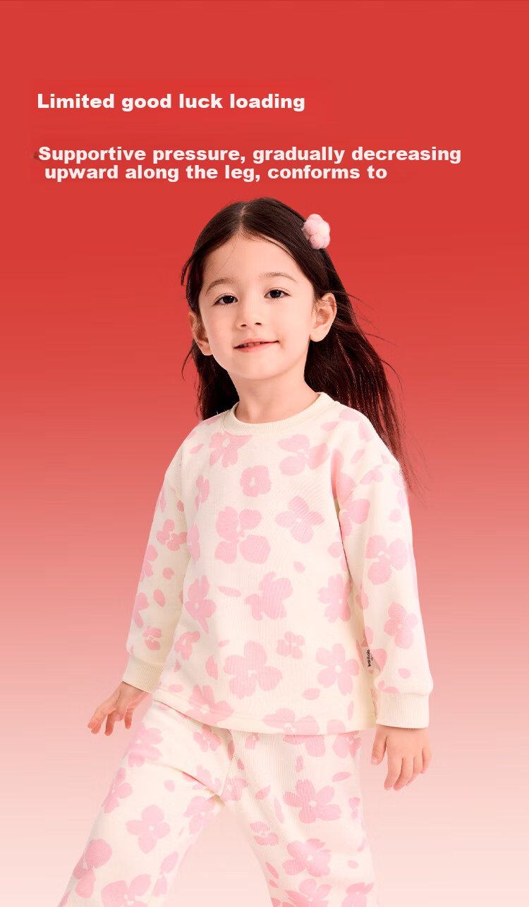 Balabala Kids Children's Homewear Set Boys 2026 New Spring Autumn Fleece Pajamas Warm Sleepwear Pants 2