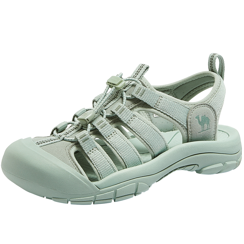 CAMEL Haibei Cute Hollow Outdoor Beach Sandals L26M162001 Green (Women's) Size 39