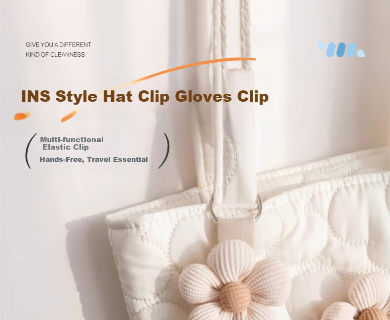 Xinqin Hat Clip Travel Sun Hat Straw Hat Sunshade Gloves Anti-Lost Hanging Clip Autumn Outing Bag Buckle Backpack Hook 1