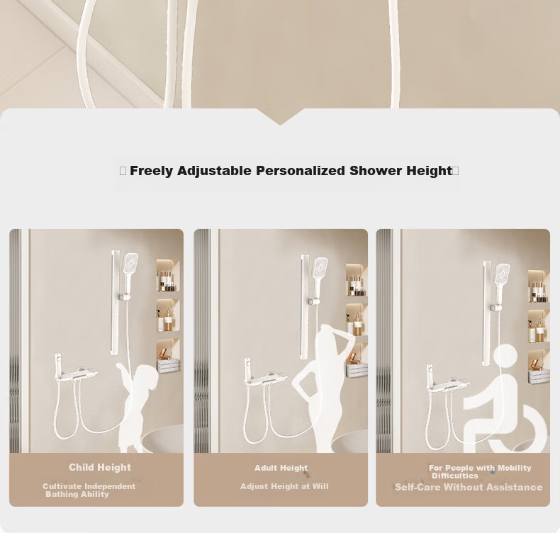Micoe Four Seasons Shower Set A118 Three-Function High-Pressure Shower Head Bathroom Shower Kit 8