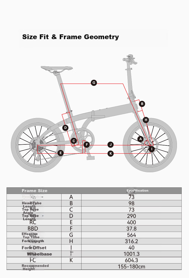 JD Jingzao F8 Pro Folding Bike Shimano 8-Speed Hydraulic Disc Brake Adult Student 20-inch Ceramic Black 6