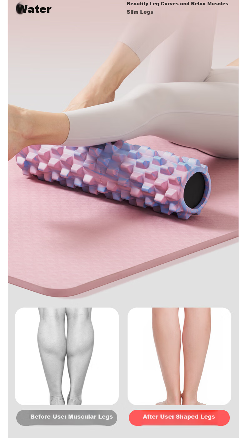 Yottoy Solid Foam Roller, Fitness Equipment, Muscle Relaxation Massage Roller, Wheel Device, Langya Yoga Colum 5