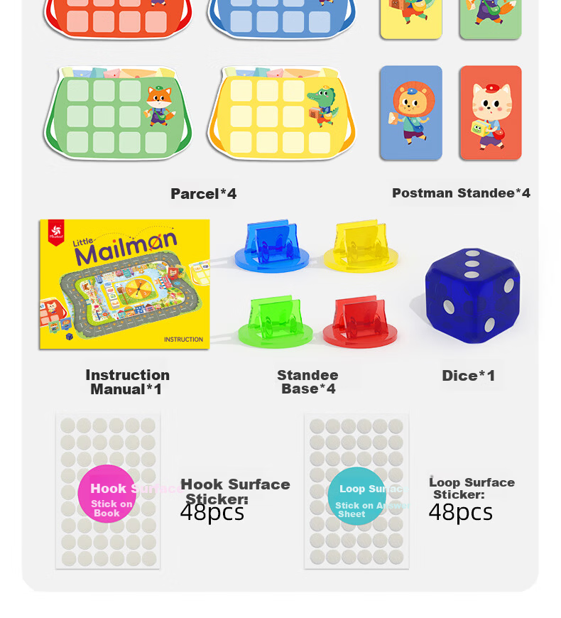 Pinwheel Children's Board Game for Ages 3-6, Number Sense Enlightenment And Thinking Training, Math Gift, Educational Toy, Little Postma 11