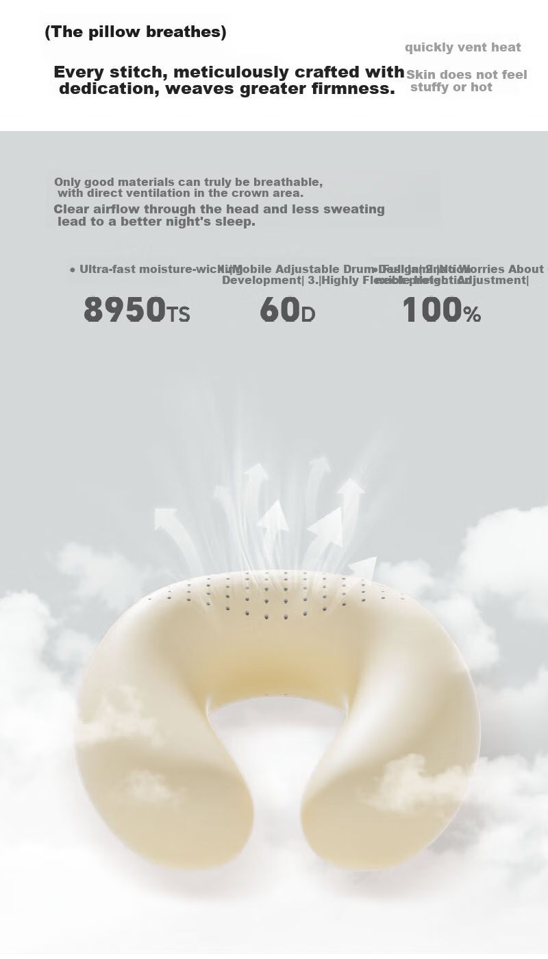 Mi Xiaoshu U-Shaped Neck Pillow Portable Cervical Pillow Travel Essential Airplane High-Speed Train Nap Pillow 4