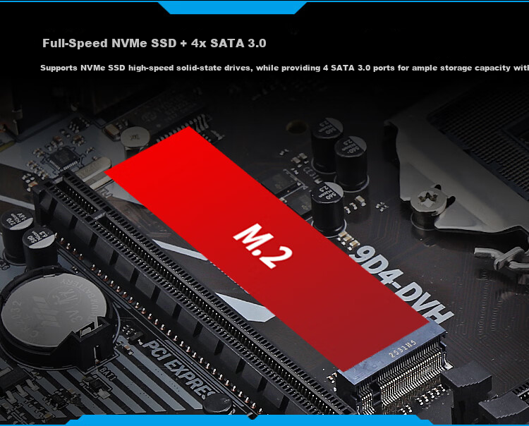 ONDA 9D4-DVH 7.0B (Intel 100/LGA 1151) Motherboard Supporting Intel 6th-9th Generation Processors 7