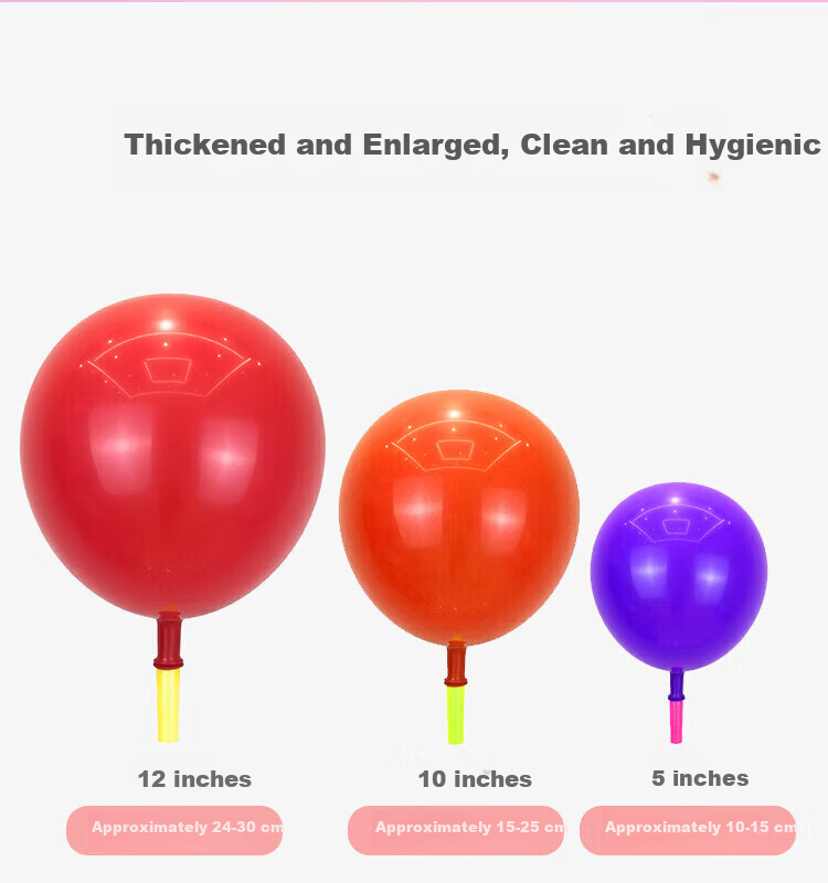 Guangduola Lung Capacity Training Balloon Children's Pulmonary Function Trainer Diaphragmatic Breathing Device Safe Thickened Mouthpiece Balloon 4