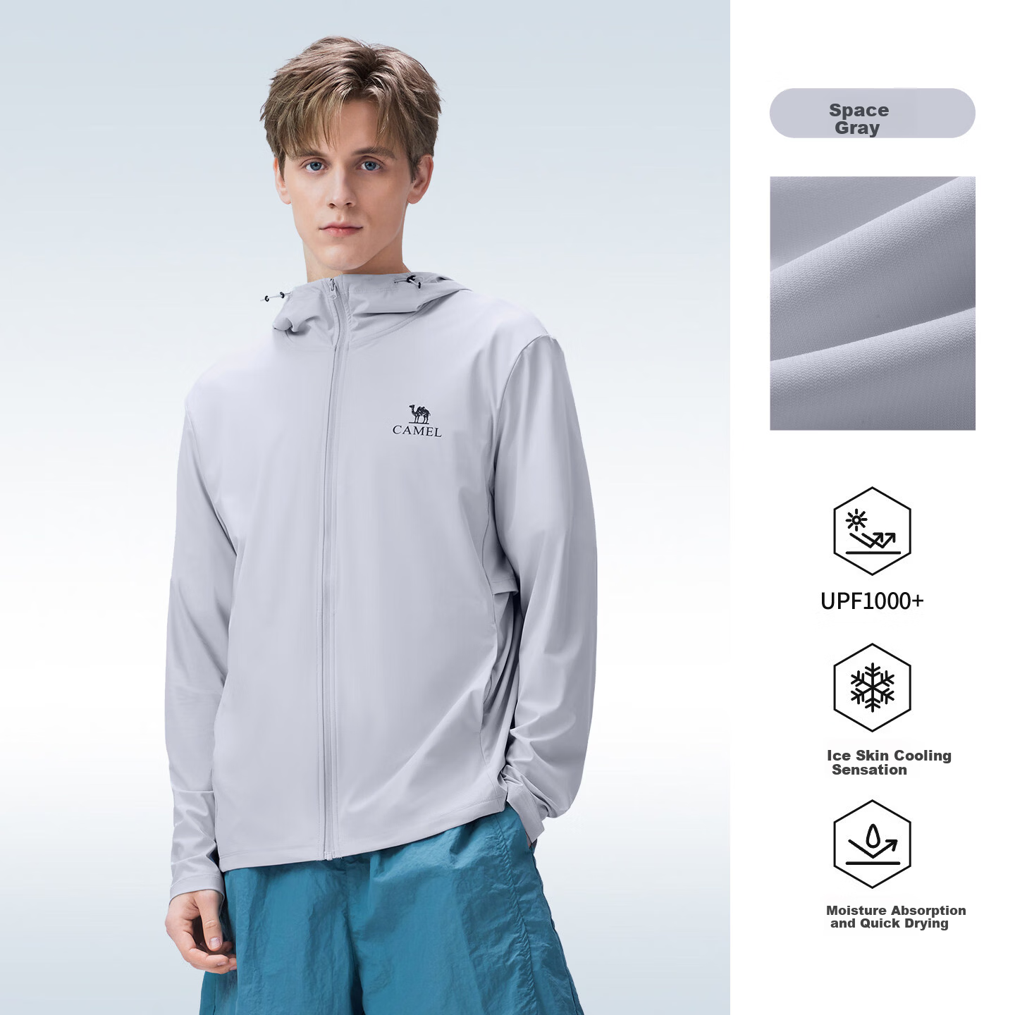 CAMEL Outdoor Original Yarn Sun Protection Jacket 2026 Spring Summer New Unisex UV Protection Breathable Windproof Coat 1002