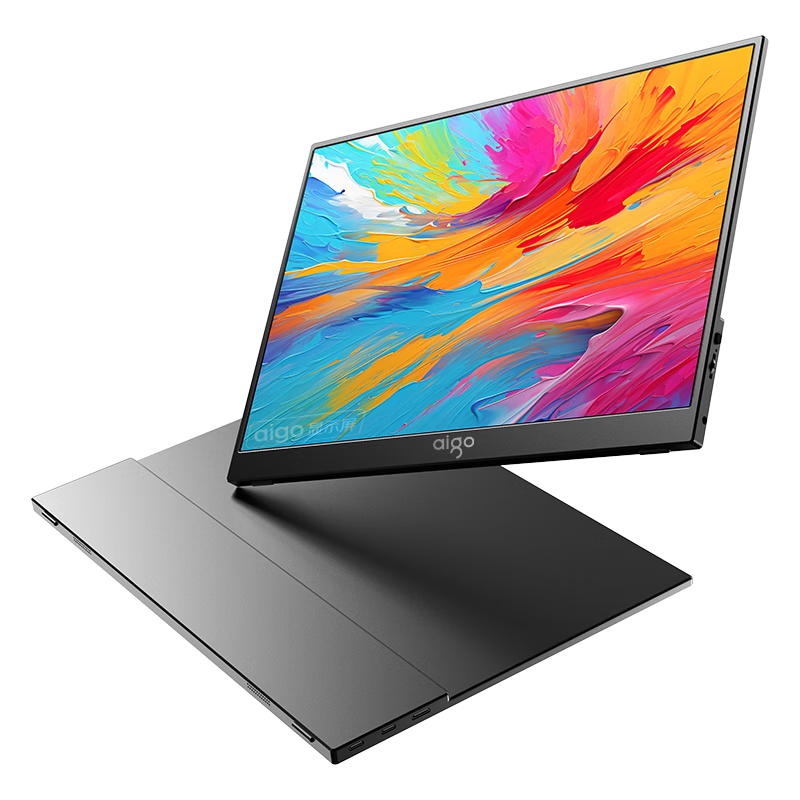 Aigo 16-inch 2.5K Mini LED Portable Touchscreen Monitor Secondary Display Type-C All-in-One Cable