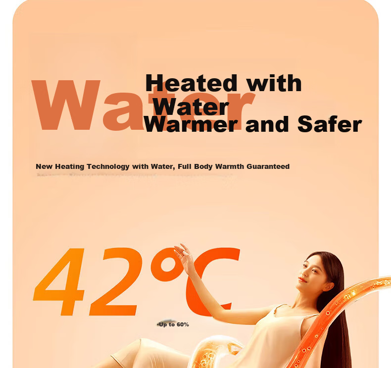 CHIGO High-Temperature Power-Off Single/Double 3C Certified Water Heating Electric Heated Blanket 1.2x1.8m 12