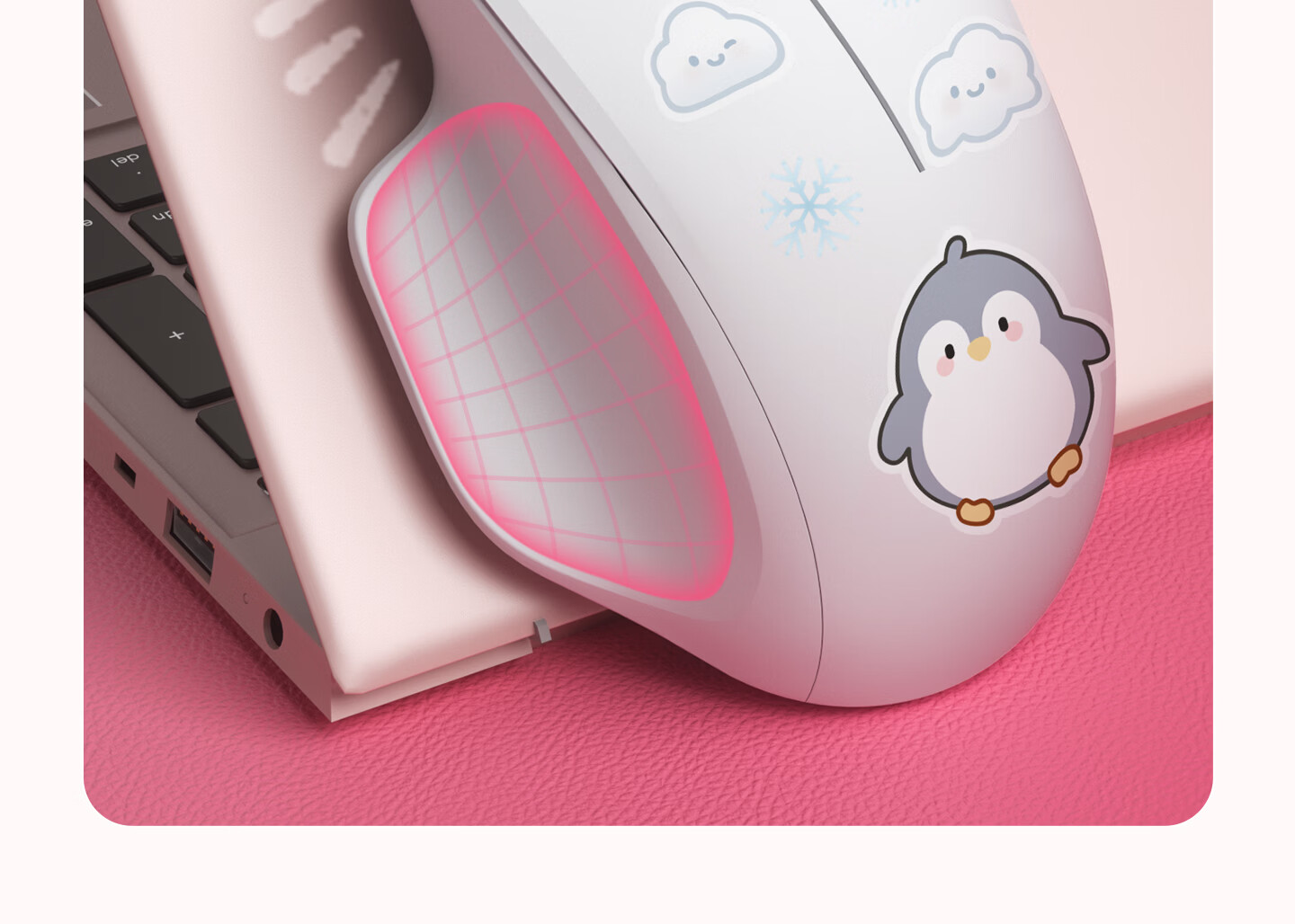 HP Wireless Bluetooth Silent Dual-Mode Cute Design Mouse Office Meeting Drawing Learning Gaming Laptop Ergonomic USB Mouse for Men and Women 11