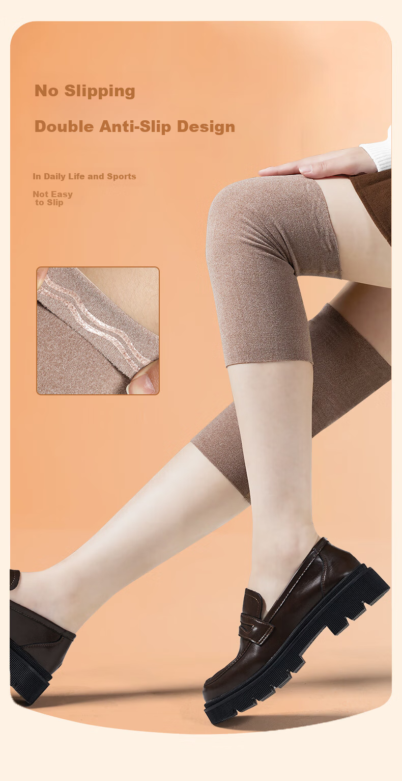 NAILEKESI N Knee Warmers for Women, Thermal Knee Support for Arthritis, Postpartum Leg Socks, Cold Protection Sleeve 2