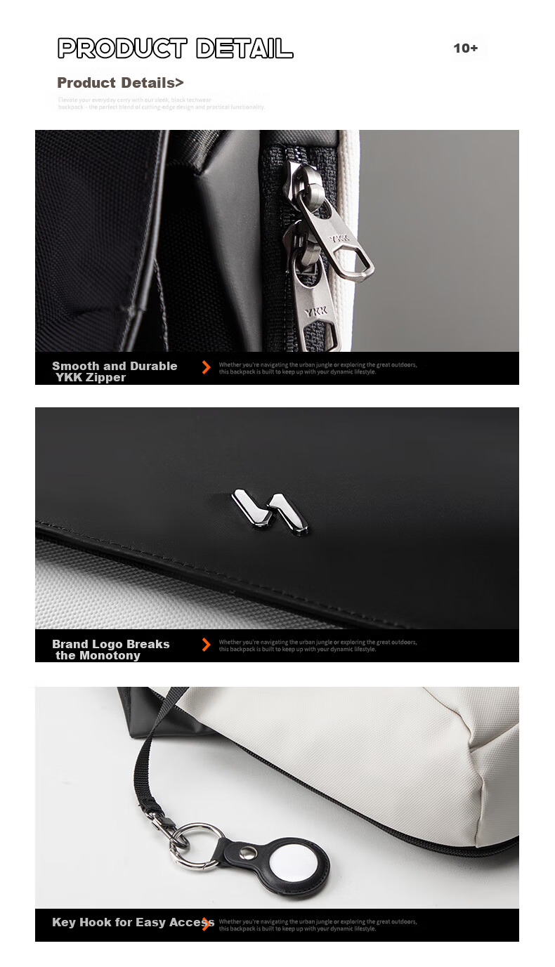 Inateck Men's Crossbody Shoulder Bag High-End Portable Casual Laptop Bag Commuter Travel Cycling Messenger Bag Large Capacity 13