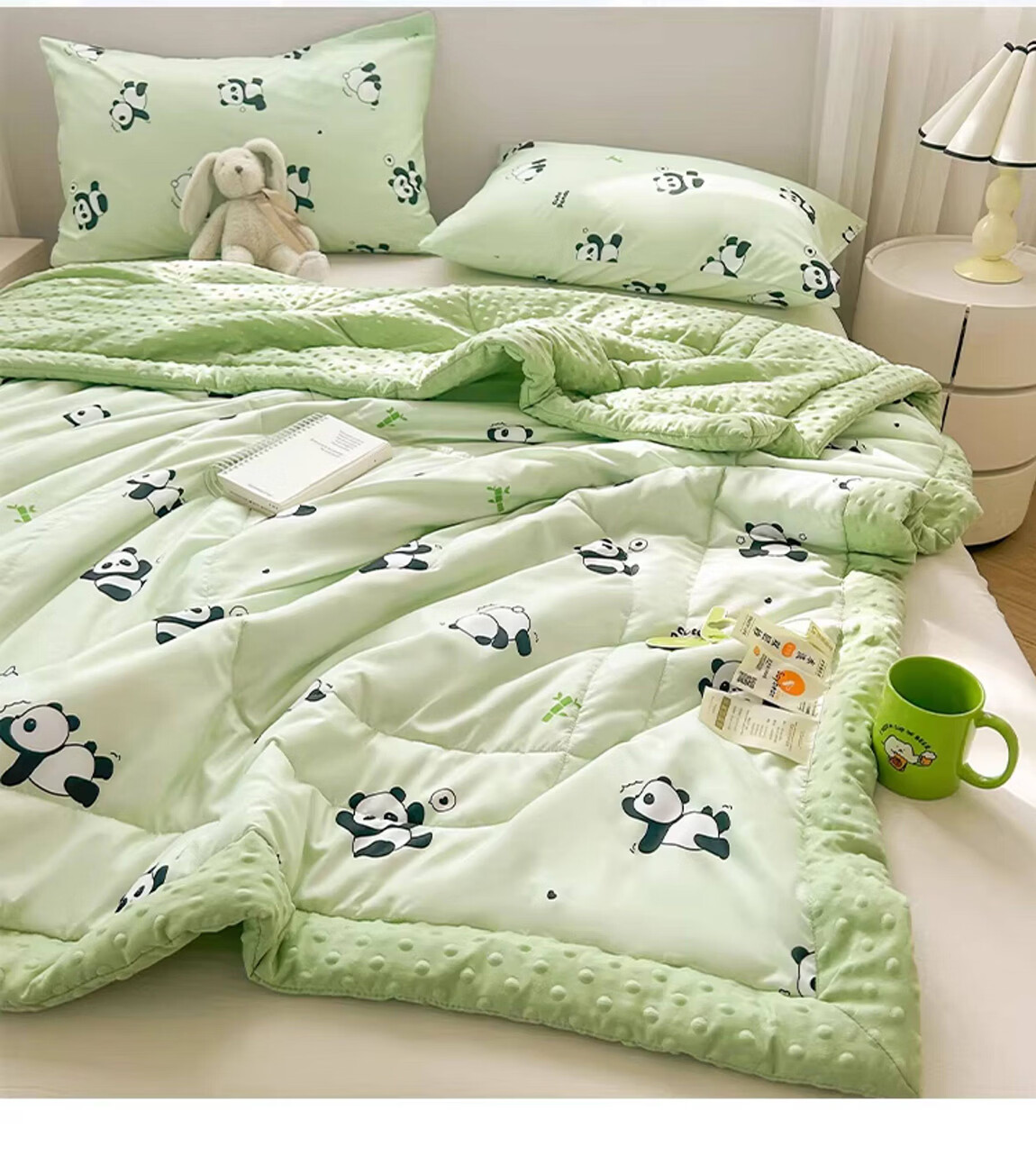 J.Sir Class A Baby-Grade Summer Cooling Quilt Air Conditioning Blanket Machine Washable Single Double Student Dormitory Children 8