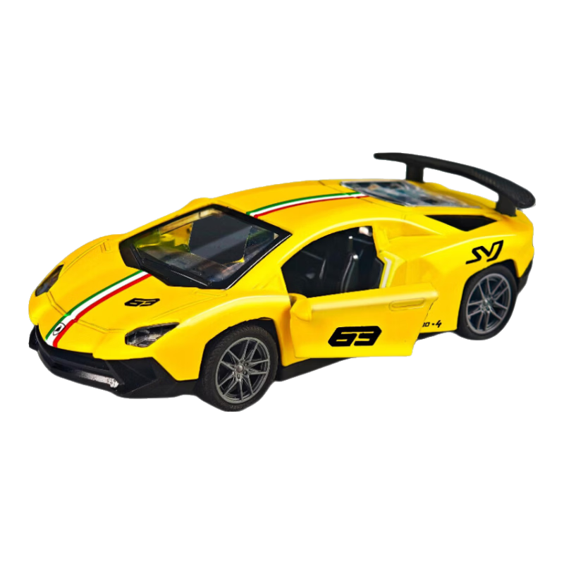 Chaoyin Toys Lamborghini Alloy Pull Back Car Sliding Model Racing Car Ornament 1:36 Boys Gift