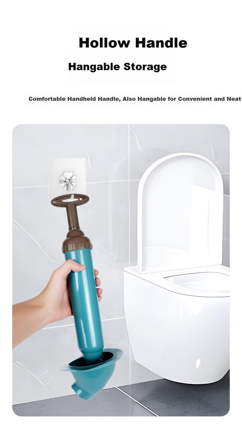 Tianzhiyan Toilet Unclogging Tool High-Pressure Air Blaster for Drain and Sewer Blockage Removal 5