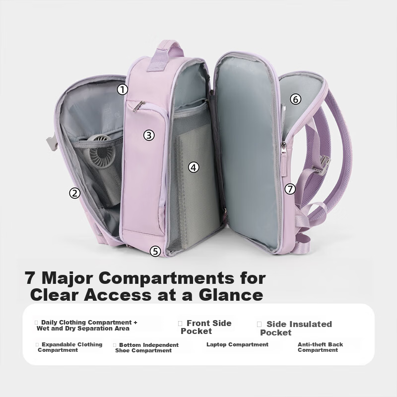 CAMEL Light Travel Bag Pro Large Capacity Travel Backpack Maternity Baby Bag 8062