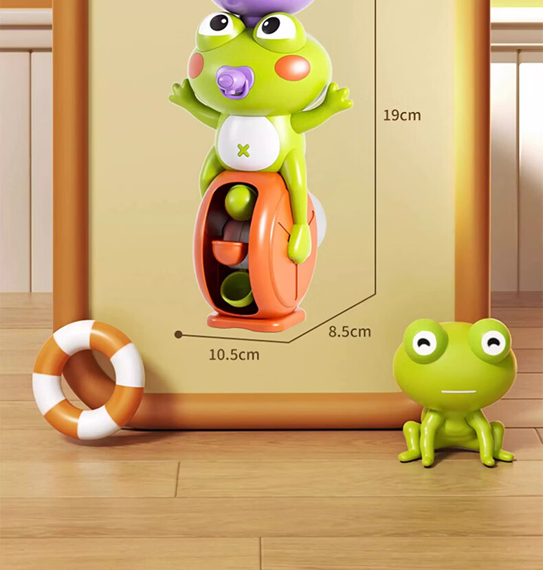 Licheers Baby Bath Toy Yellow Duck Water Play Infant Indoor Bathroom Shower Kids Boys Girls Popular Bathing Toy 16