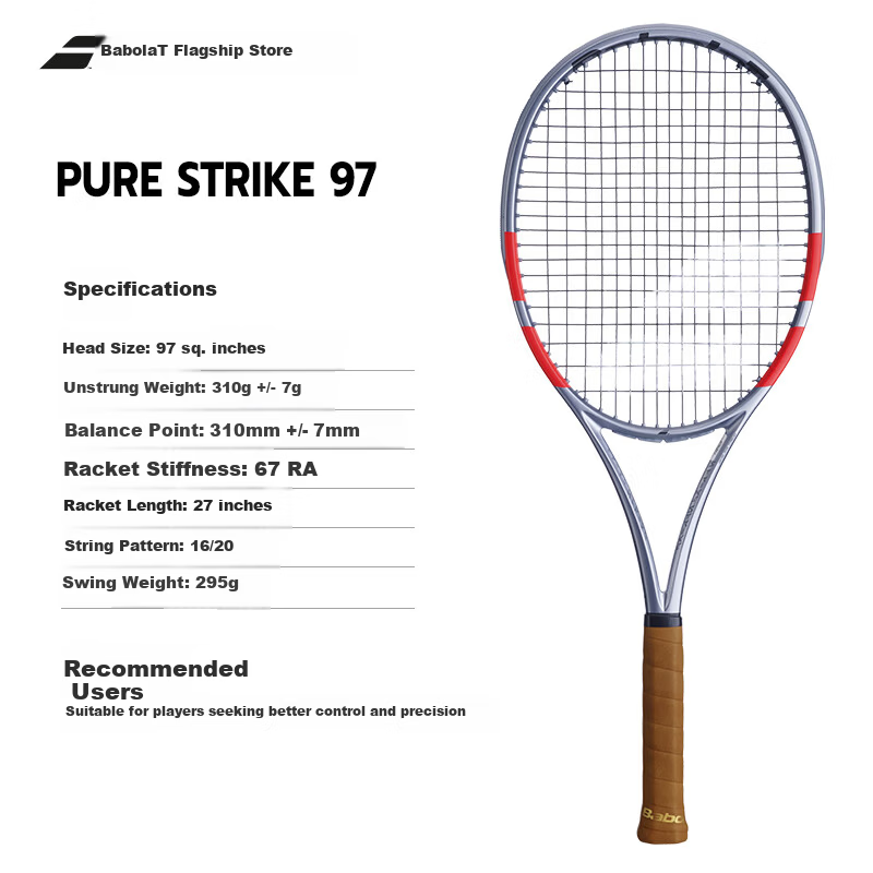 Babolat Pure Strike Tim Norrie Full Carbon Professional PS Tennis Racket [Pre-strung]