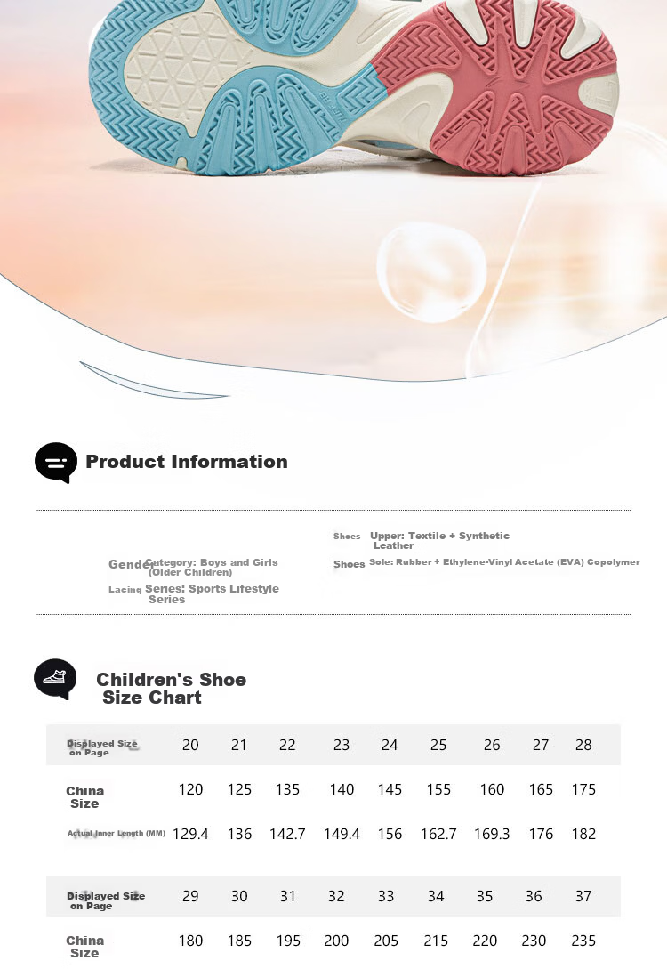 Li-Ning Youth Summer Sandals Qingxia V2 Shock Absorption Rebound Cool Dad Casual Shoes Frame Shoes YKUW014 Size 38 7