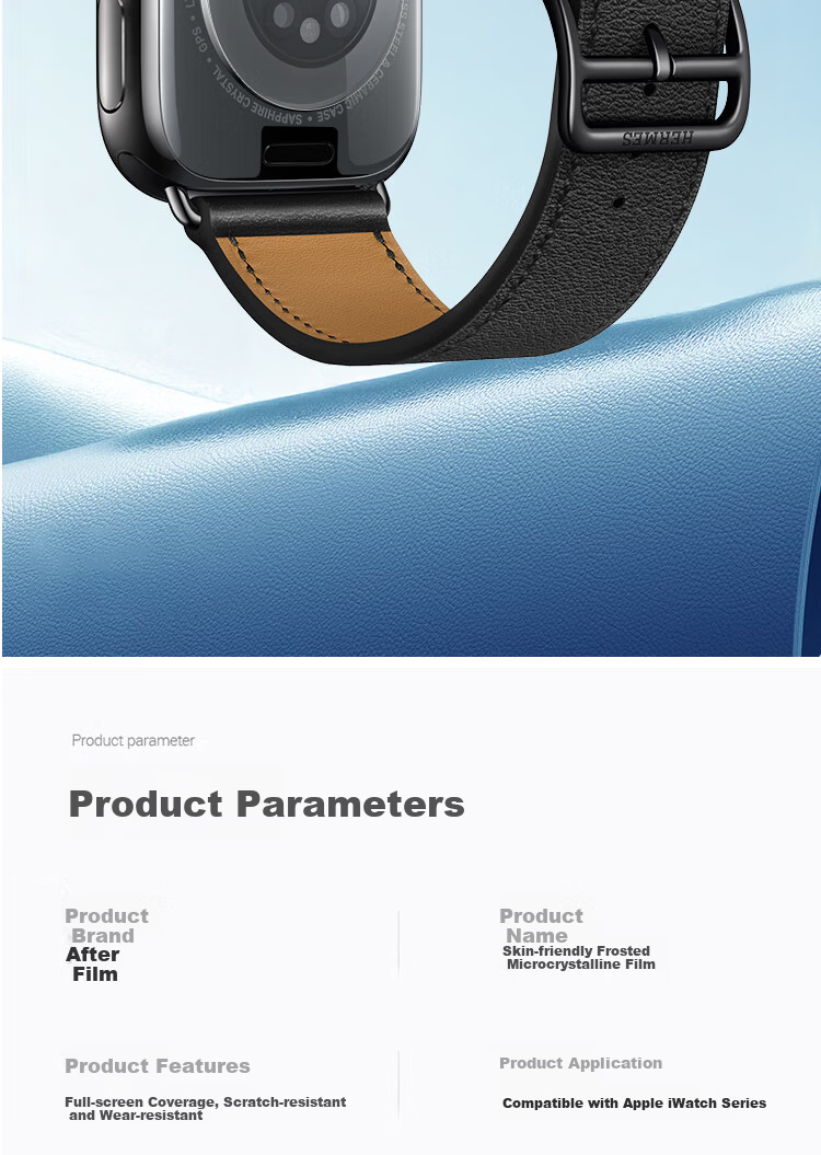 Moho [2-Pack] Protective Back Film for Apple iWatch S11 42MM, Hydrogel Screen Protector for Apple Watch S10 Sensor Full Coverage Screen Protector Quick Apply Tool 12